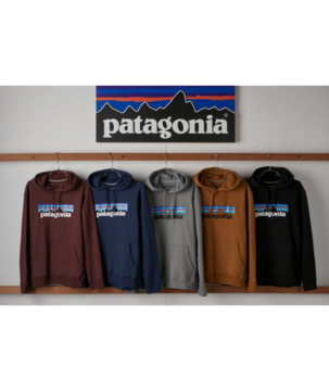 Patagonia P-6 Logo Uprisal Hoody - Black
