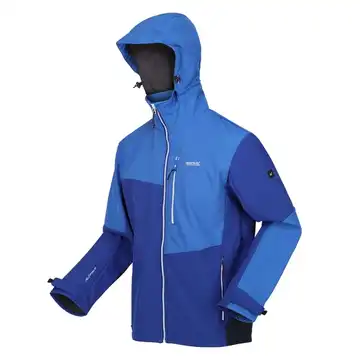 Regatta Mens Hewitts IX Softshell Jacket | New Royal Strong Blue